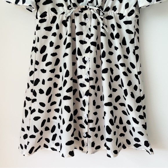 2/$20 Angashion Cow Print Mini Dress - Picture 6 of 16